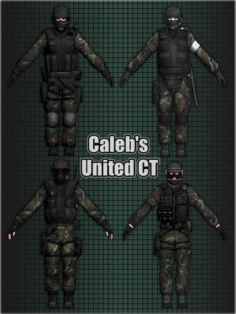 Групповой скин СТ -Caleb’s united CT pack