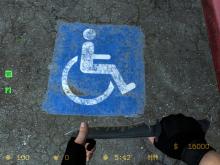 A random handicap sign!